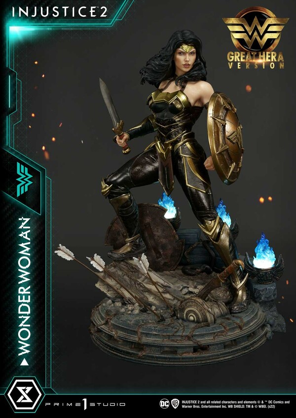 Wonder Woman (Great Hera), Injustice 2, Prime 1 Studio, Pre-Painted, 1/4, 4580708041827
